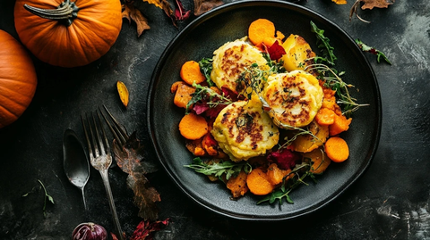 南瓜胡萝卜土豆饼