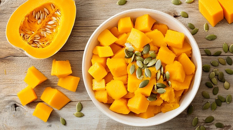 南瓜籽配南瓜泥