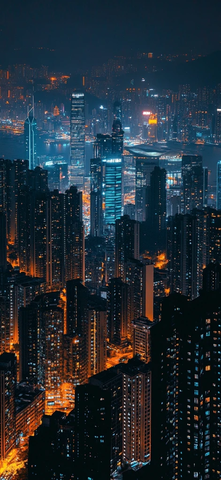 香港璀璨夜色