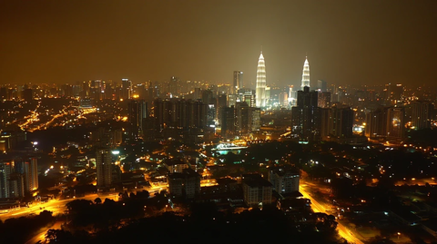 吉隆坡璀璨夜景