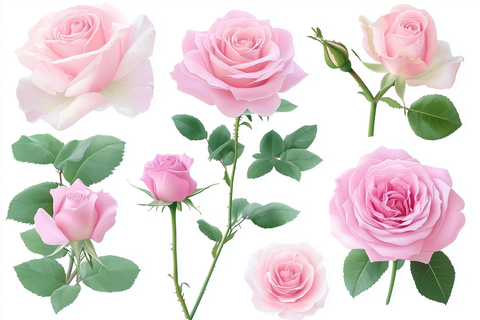 粉色玫瑰集