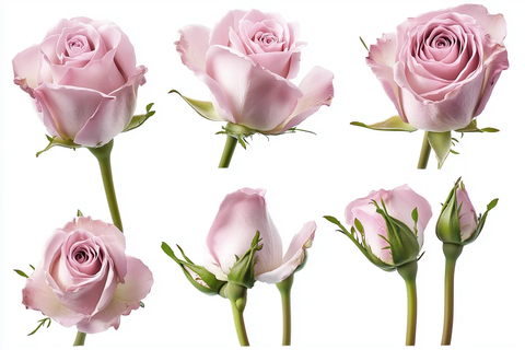 粉玫瑰与白玫瑰