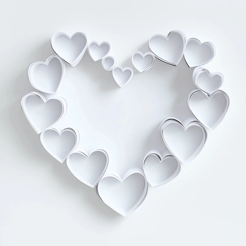 心形纸艺框架