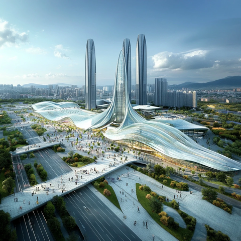 未来都市天际线