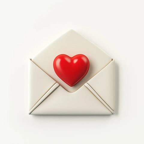 爱心信封