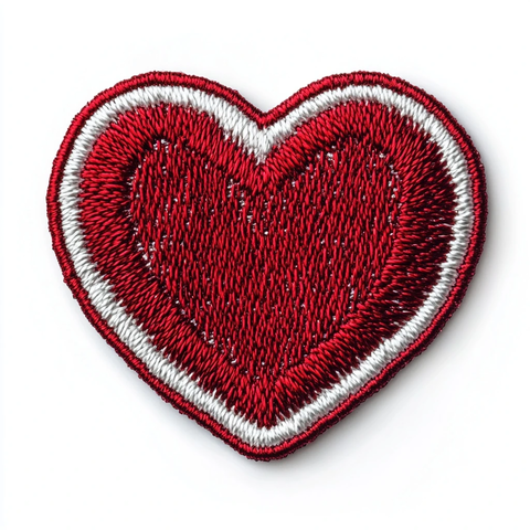 心形刺绣补丁