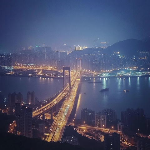 跨海大桥夜景