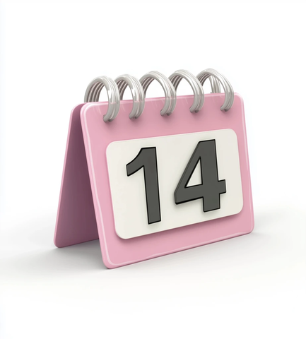 日历数字14
