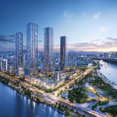 滨水高端建筑群