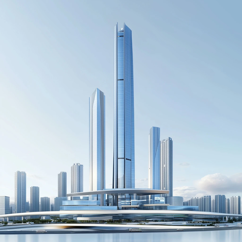 未来感摩天大楼