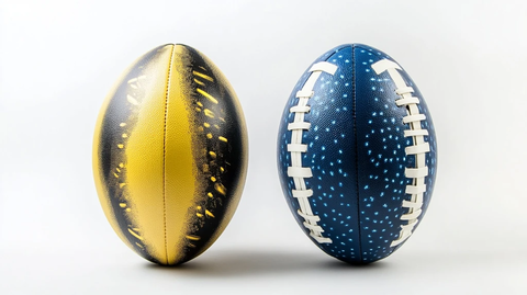 橄榄球与美式足球球