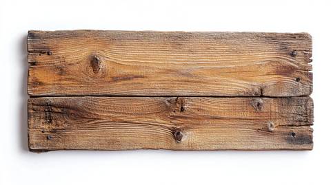 木质标牌白色背景