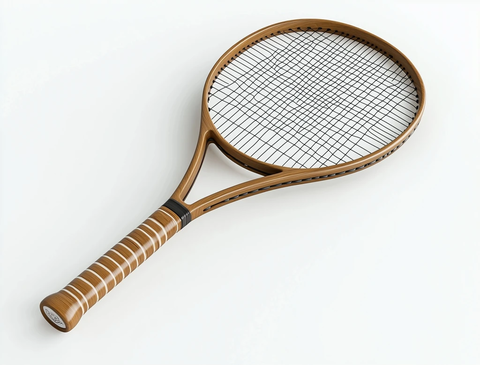 网球拍3D渲染图