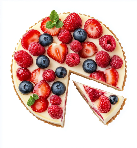 芝士蛋糕与浆果