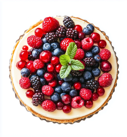 芝士蛋糕配莓果