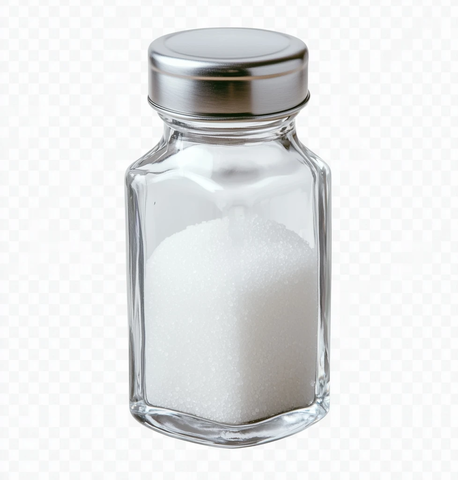 玻璃盐瓶银盖