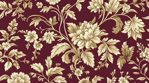 经典维多利亚花纹图案