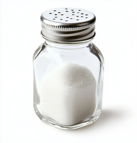 玻璃盐瓶银盖
