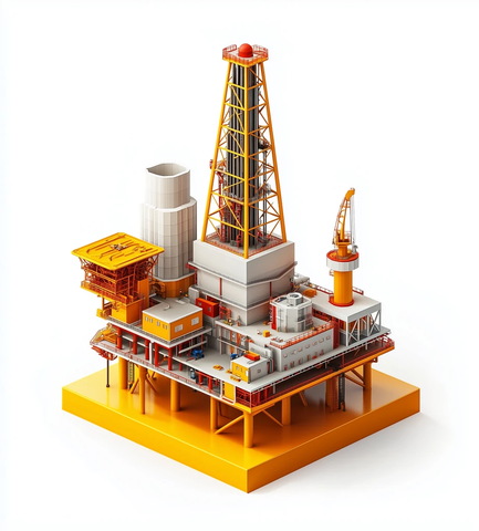 油井3D图标