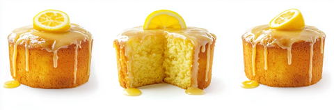 柠檬蛋糕与柠檬糖霜
