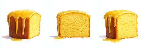 柠檬蛋糕与柠檬糖霜