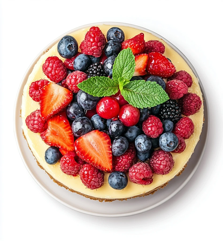 芝士蛋糕与浆果