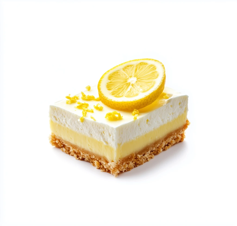 柠檬芝士蛋糕方块