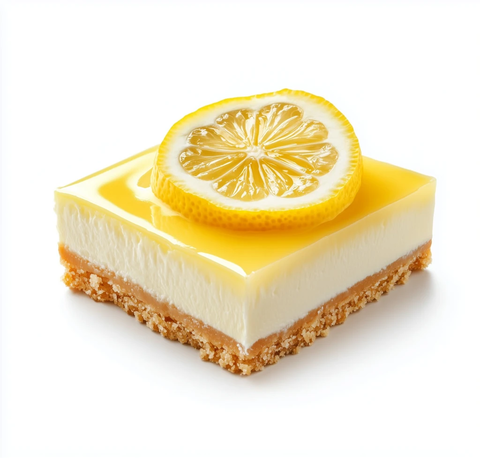 柠檬芝士蛋糕方块