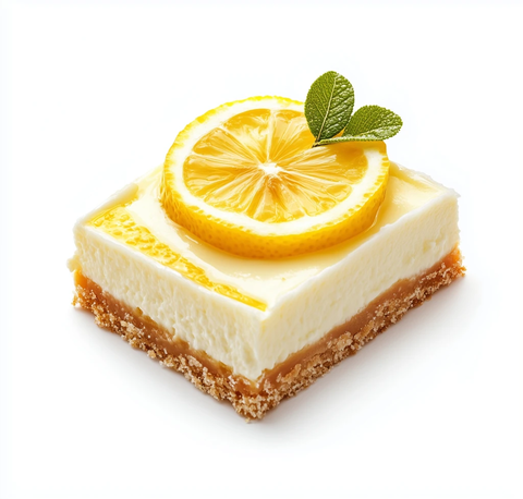 柠檬芝士蛋糕方块