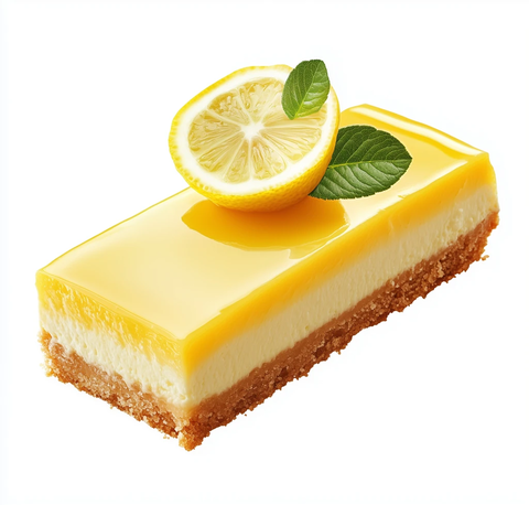 柠檬味矩形芝士蛋糕