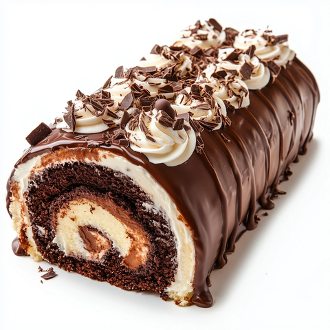 巧克力奶油瑞士卷