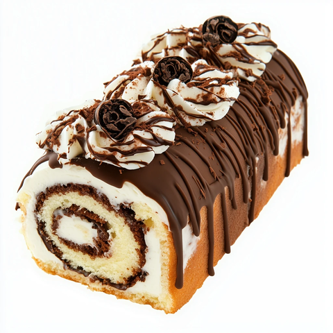 瑞士卷蛋糕巧克力奶油