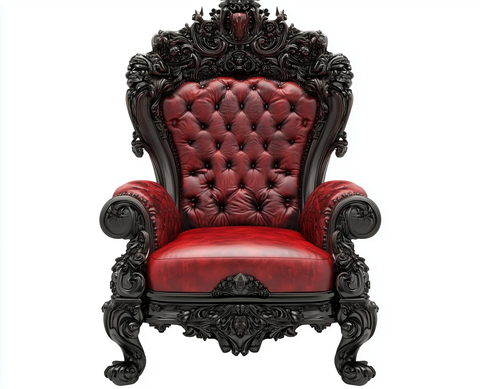 红色国王扶手椅