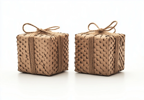 棕色纸包装礼盒