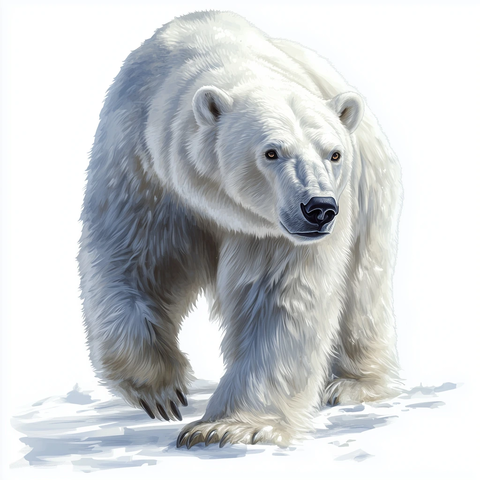 透明北极熊