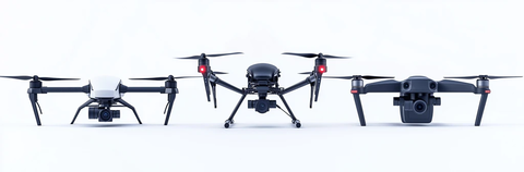 多角度无人机相机展示