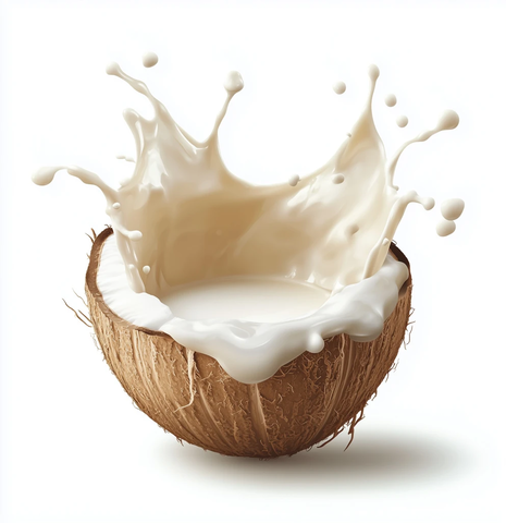 椰子牛奶飞溅