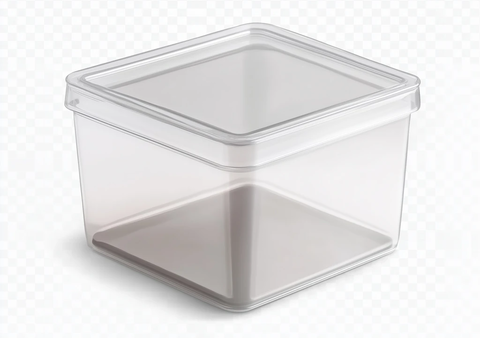透明塑料方形容器