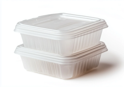 塑料外卖盒带盖