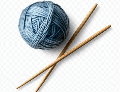 毛线球和织针