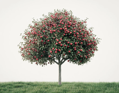 红苹果树