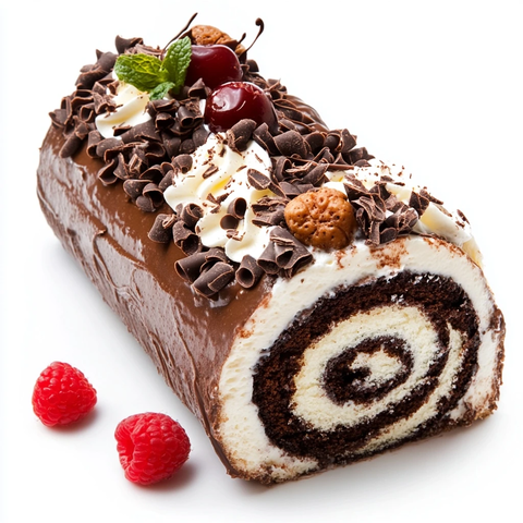 巧克力奶油瑞士卷