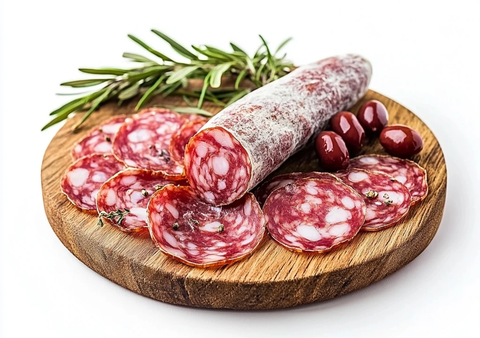 切片香肠和萨拉米