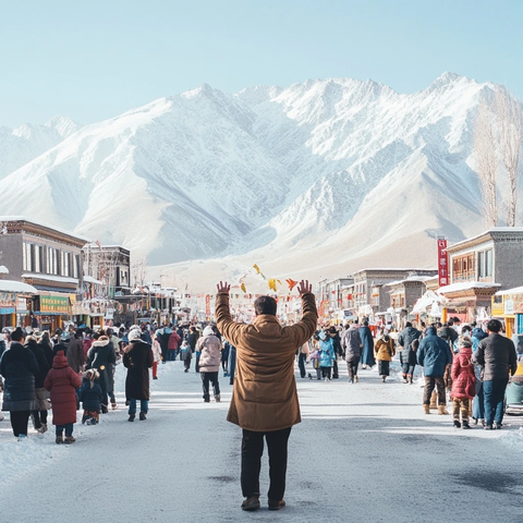 红顶金饰布达拉宫