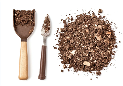 有机土壤与园艺工具