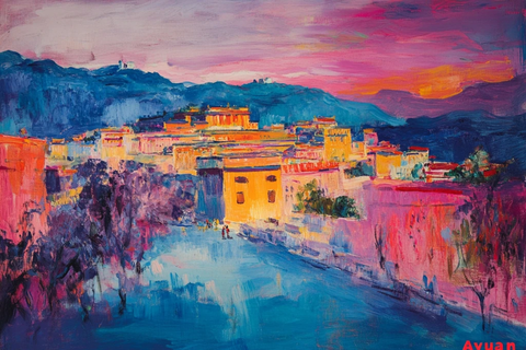 印象派布达拉宫