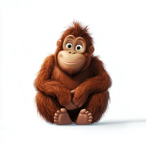 迪士尼风格小猩猩