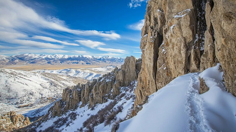 高海拔冬季徒步路线