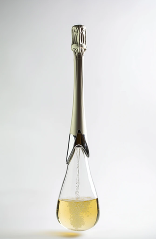 香槟瓶开启瞬间