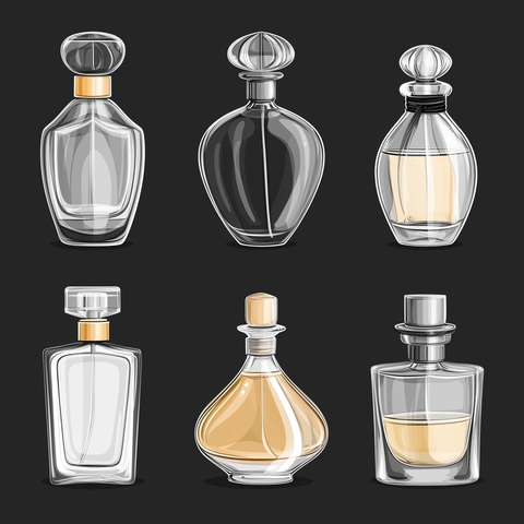 透明玻璃香水瓶